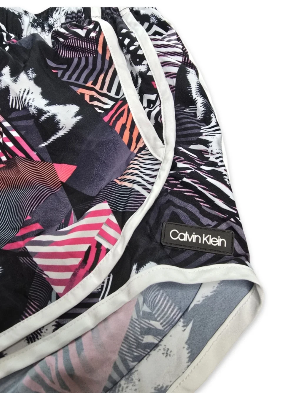 Calvin Klein‎ Black and Pink Graphic Athletic Shorts